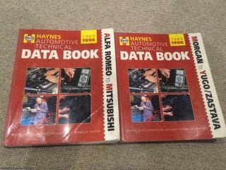 Item #060074 Haynes Automotive Technical Data Book. Martynn Randall, Julian, McGeoch
