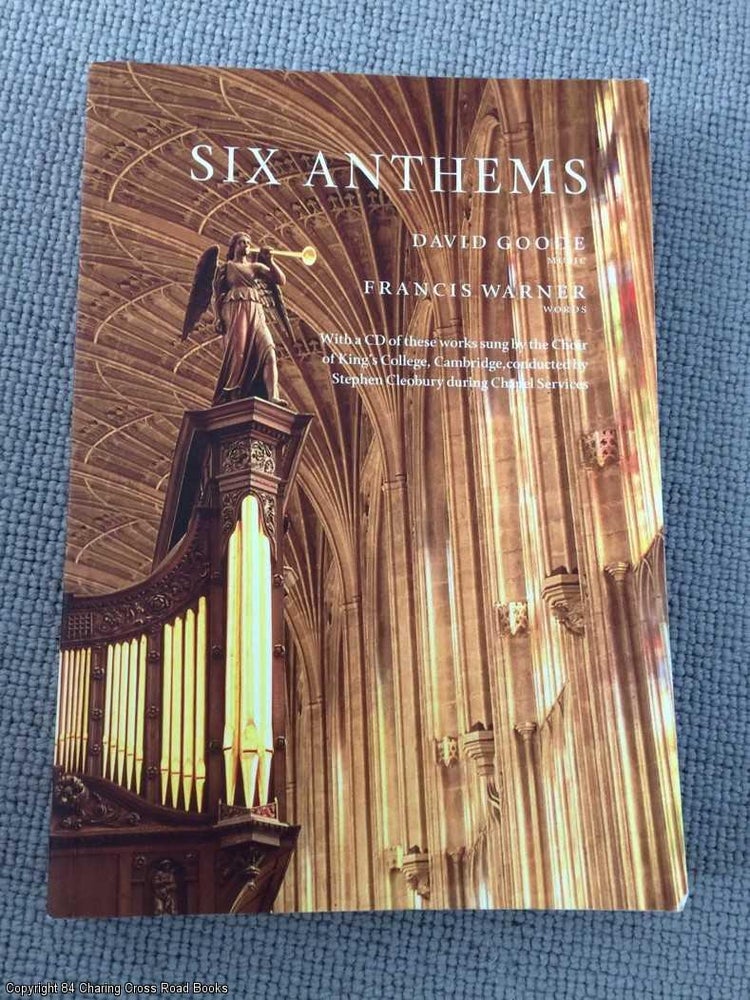 Item #065612 Six Anthems (with CD). Francis Warner, David, Goode.