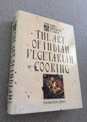 Item #069846 Lord Krishna's Cuisine: Art of Indian Vegetarian Cooking (1st ed hardback). Yamuna Devi
