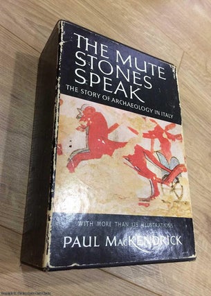 Item #073141 The Greek Stones Speak and the Mute Stones Speak ( Two Volume Set in slipcase). Paul...