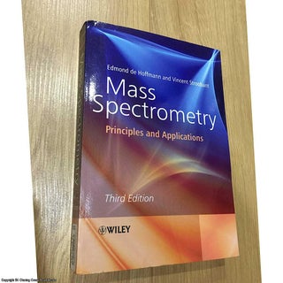 Item #077298 Mass Spectrometry: Principles and Applications. Edmond De Hoffmann, Vincent Stroobant