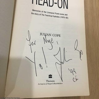Item #077351 Head-On / Repossessed (Signed by Julian Cope). Julian Cope