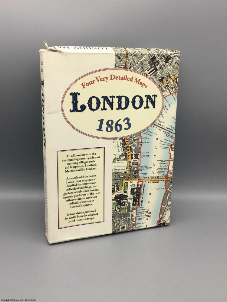 Item #080227 London Street Maps 1863. Edward Stanford.