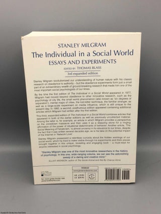 The Individual in a Social World: Essays and Experiments