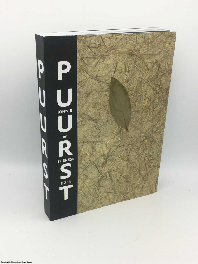 Item #083786 Puurst (Signed by Jonnie & Therese). Jonnie Boer.