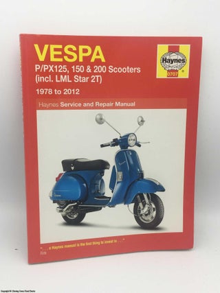 Item #084072 Vespa: P/PX125, 150 & 200 Scooters (incl. LML Star 2T) 1978 to 2012. Shoemark