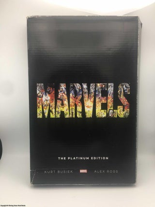 Item #087803 Marvels: The Platinum Edition Slipcase. Kurt Busiek