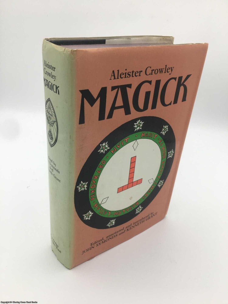 Item #088784 Magick. Aleister Crowley.