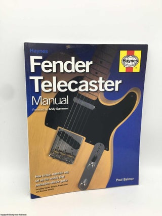 Item #089910 Fender Telecaster Manual Paperback. Paul Balmer