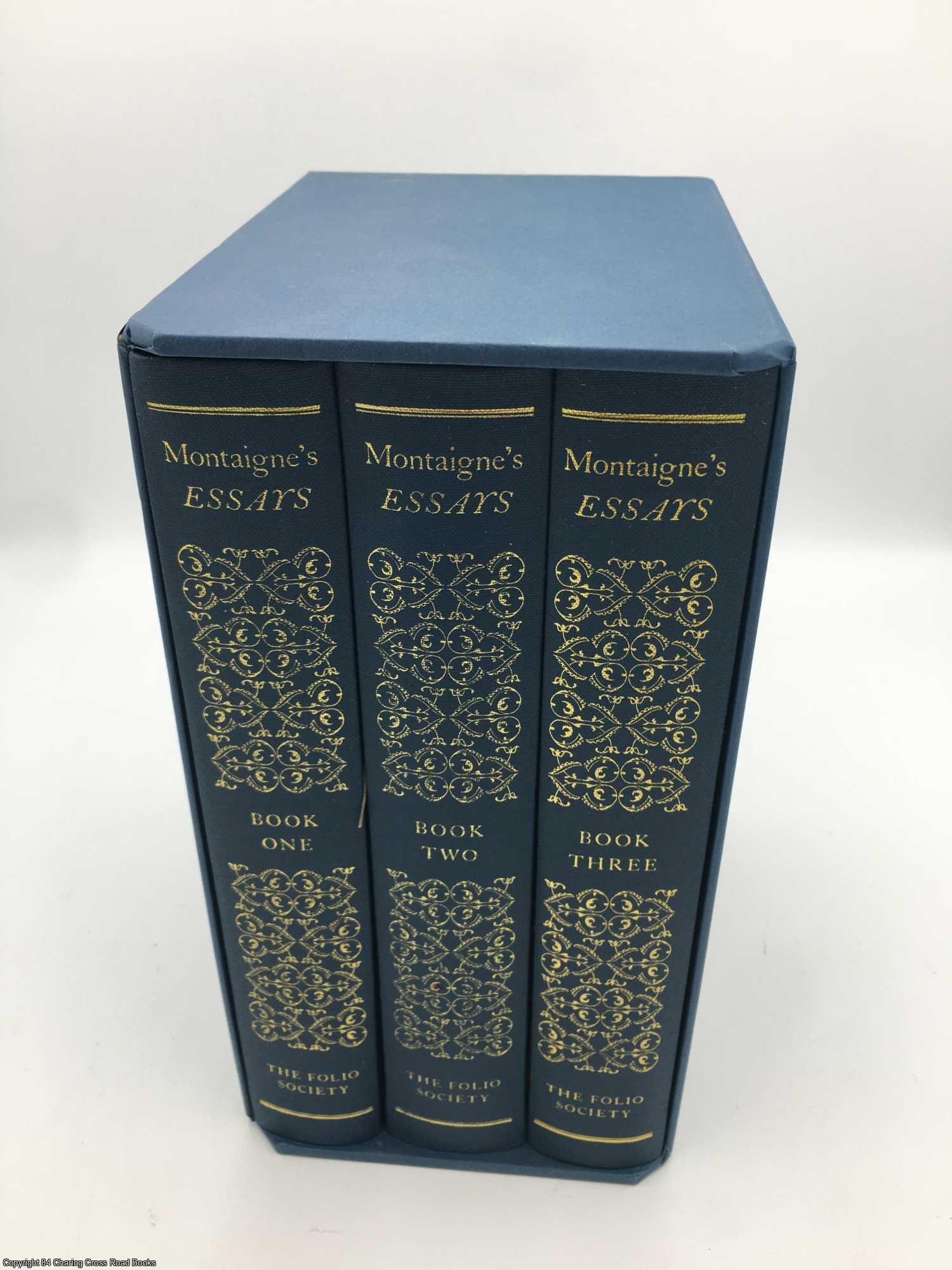 montaigne essays folio society