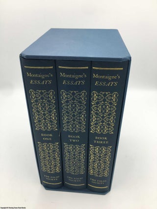 Item #090293 Montaigne's Essays. Montaigne, John Florio