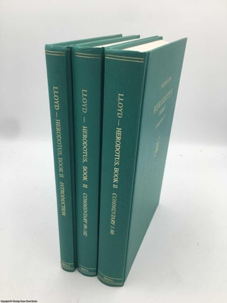 Item #090376 Herodotus, Book II: Introduction & Commentary (Three Volume Set). Alan B. Lloyd
