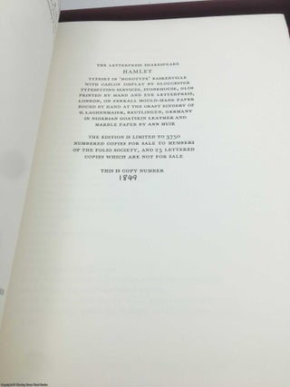 The Letterpress Shakespeare Hamlet (1849 of 3750)