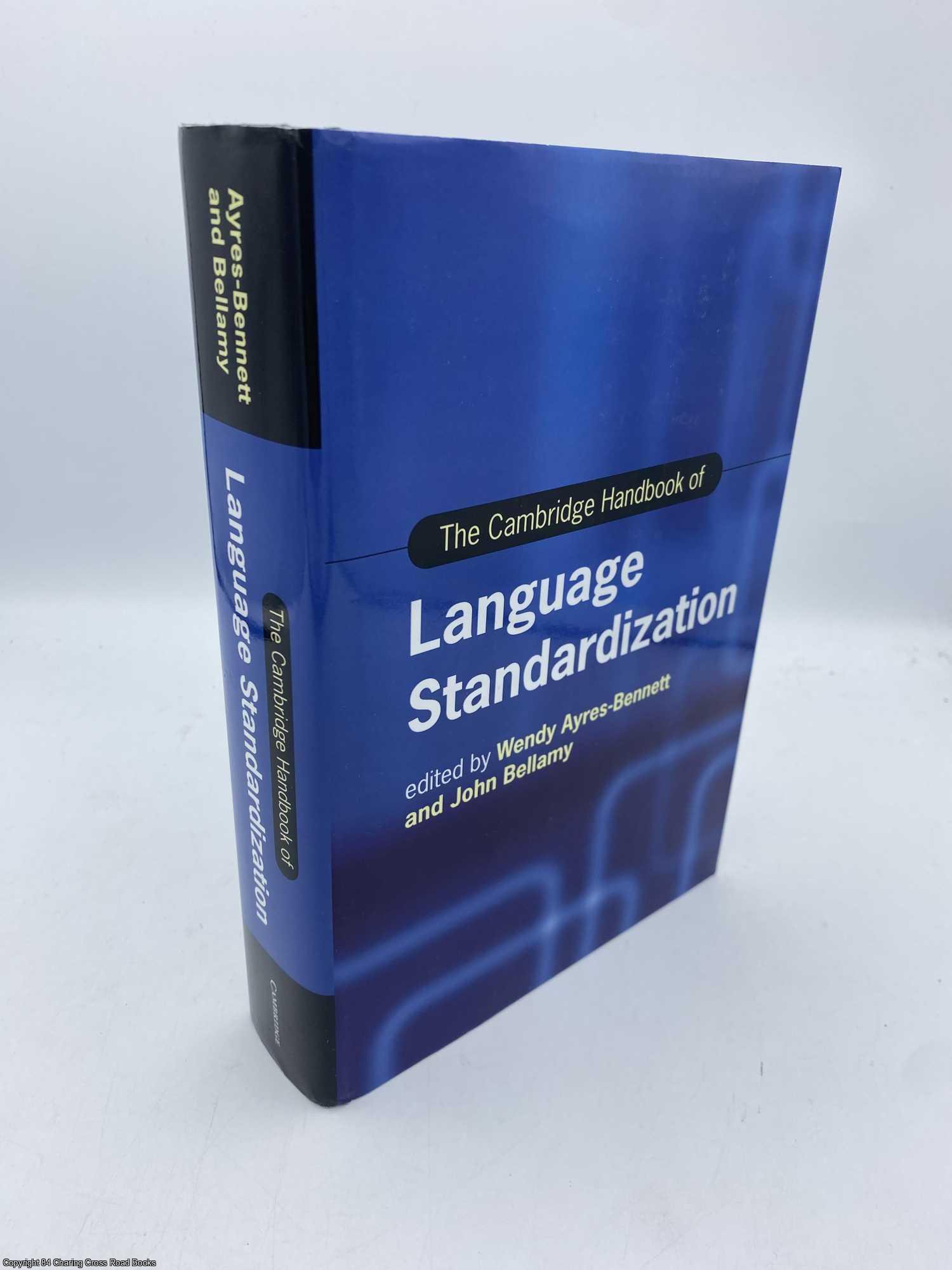 Language Standardization Process Cambridge Handbook of Language Standardization | Wendy Ayres-Bennett ...