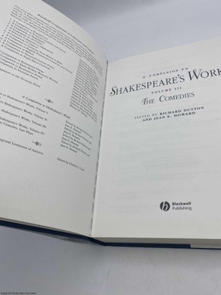 Companion to Shakespeare's Works Vol III: The Comedies