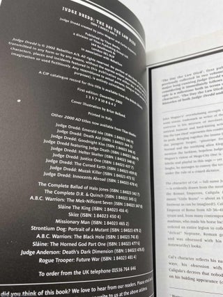 Judge Dredd The Day the Law Died