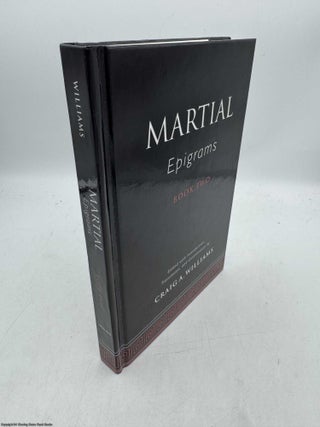 Item #096314 Martial's Epigrams Book Two. Craig A. Williams