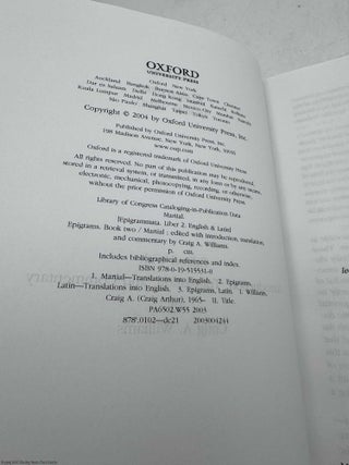 Martial's Epigrams Book Two