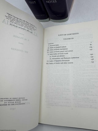 Ptolemaic Alexandra (3 volume set)