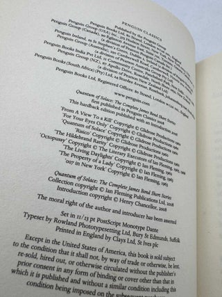 Quantum of Solace: The Complete James Bond Short Stories