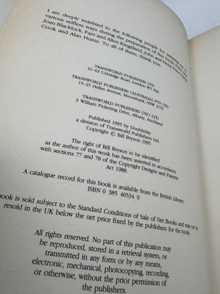 Notes from a Small Island (Signed)