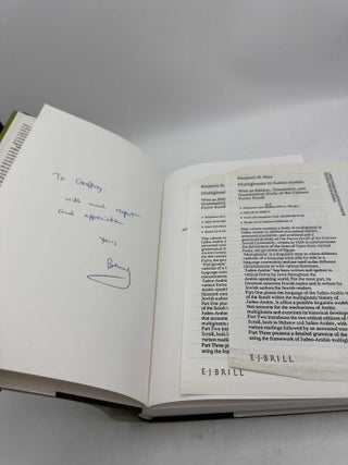 Multiglossia in Judeo-Arabic: With an Edition, Translation, and Grammatical Study of the Cairene Purim Scroll (Signed by author)