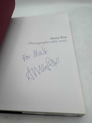 Anna Fox Photographs 1983-2007 (Signed by Anna Fox)