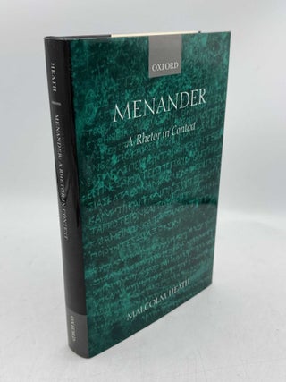 Item #098422 Menander A Rhetor in Context. Malcolm Heath