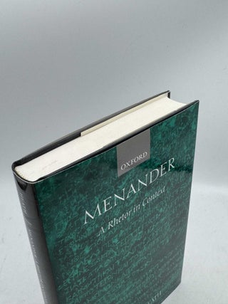 Menander A Rhetor in Context