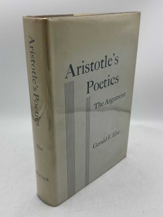 Item #098423 Aristotle's Poetics The Argument. Gerald F. Else