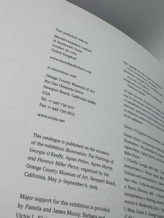Illumination: The Paintings of Georgia O'keeffe, Agnes Pelton, Agnes Martin and Florence Pierce