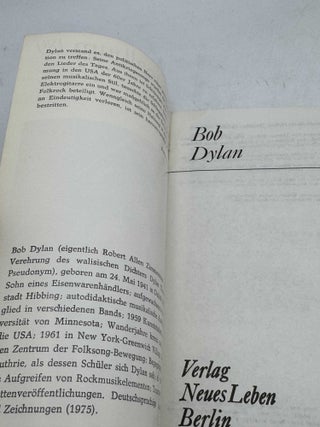 Bob Dylan Poesiealbum 189