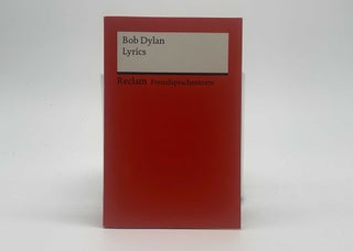 Item #101056 Lyrics. Bob Dylan