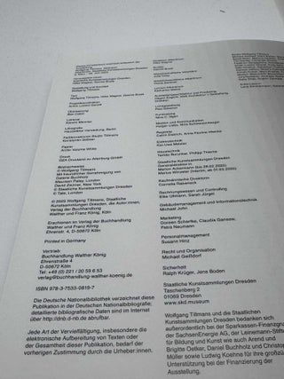 Wolfgang Tillmans Things Matter Dinge Zahlen