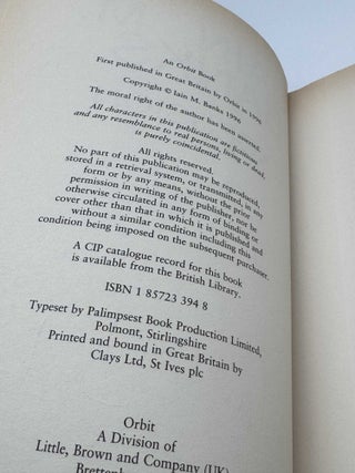 Excession (Signed 1st edition)