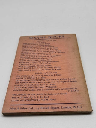 The Waste Land and Other Poems