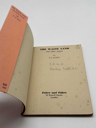 The Waste Land and Other Poems