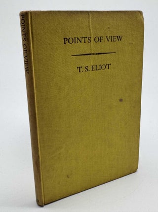 Item #101326 Points of View. T. S. Eliot