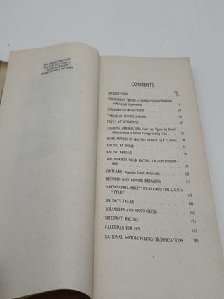 Motor Cycling Yearbook 1951