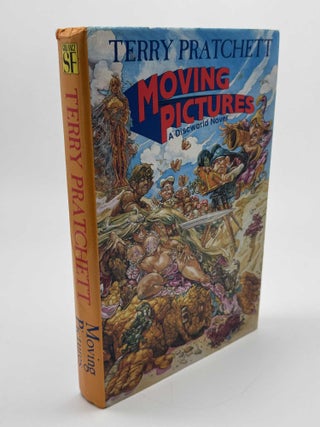 Item #101673 Moving Pictures (Signed with stamp). Terry Pratchett