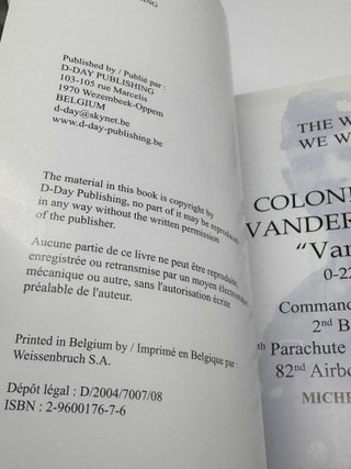Col. Ben Vandervoort: The Way We Were