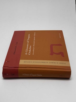 A Glossary of Targum Onkelos: According to Alexander Sperber's Edition