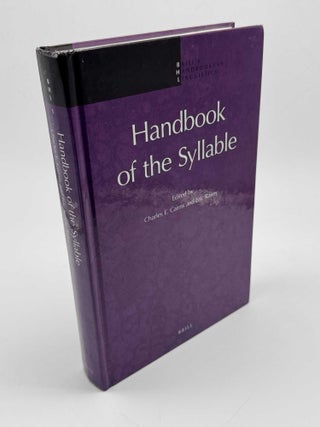 Item #101904 Handbook of the Syllable. Charles E. Cairns, Eric Raimy