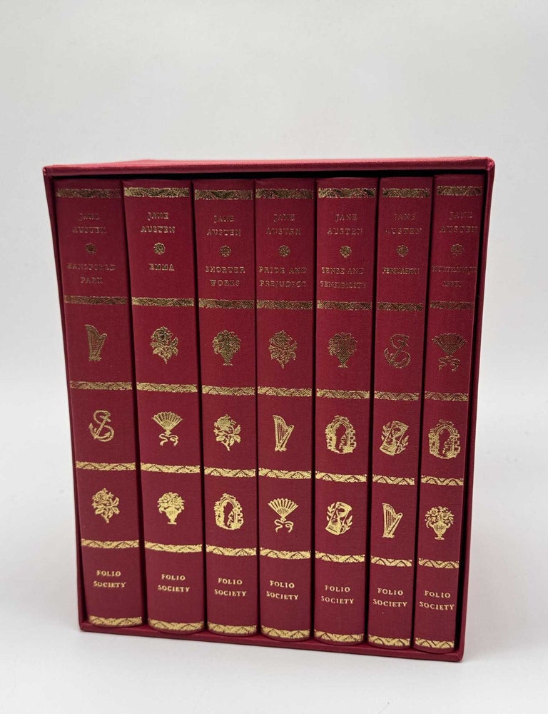 Item #102012 The Folio Complete Works of Jane Austen: 7 vol box set. Jane Austen, Joan Hassall, Richard Church.