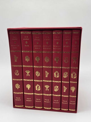Item #102012 The Folio Complete Works of Jane Austen: 7 vol box set. Jane Austen, Joan Hassall,...
