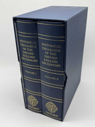 Item #102082 Historical Thesaurus of the Oxford English Dictionary (box set). Christian Kay, Jane...