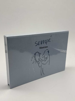 Item #102232 Sempe Musicians: Postcards box set. Sempe