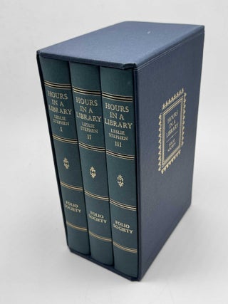 Item #102513 Hours in a Library (box set). Leslie Stephen