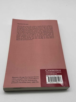 The Revolution in Popular Literature: Print, Politics and the People, 1790&acirc;&euro;&ldquo;1860