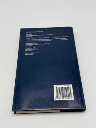 The Poetics of French Verse: Studies in Reading